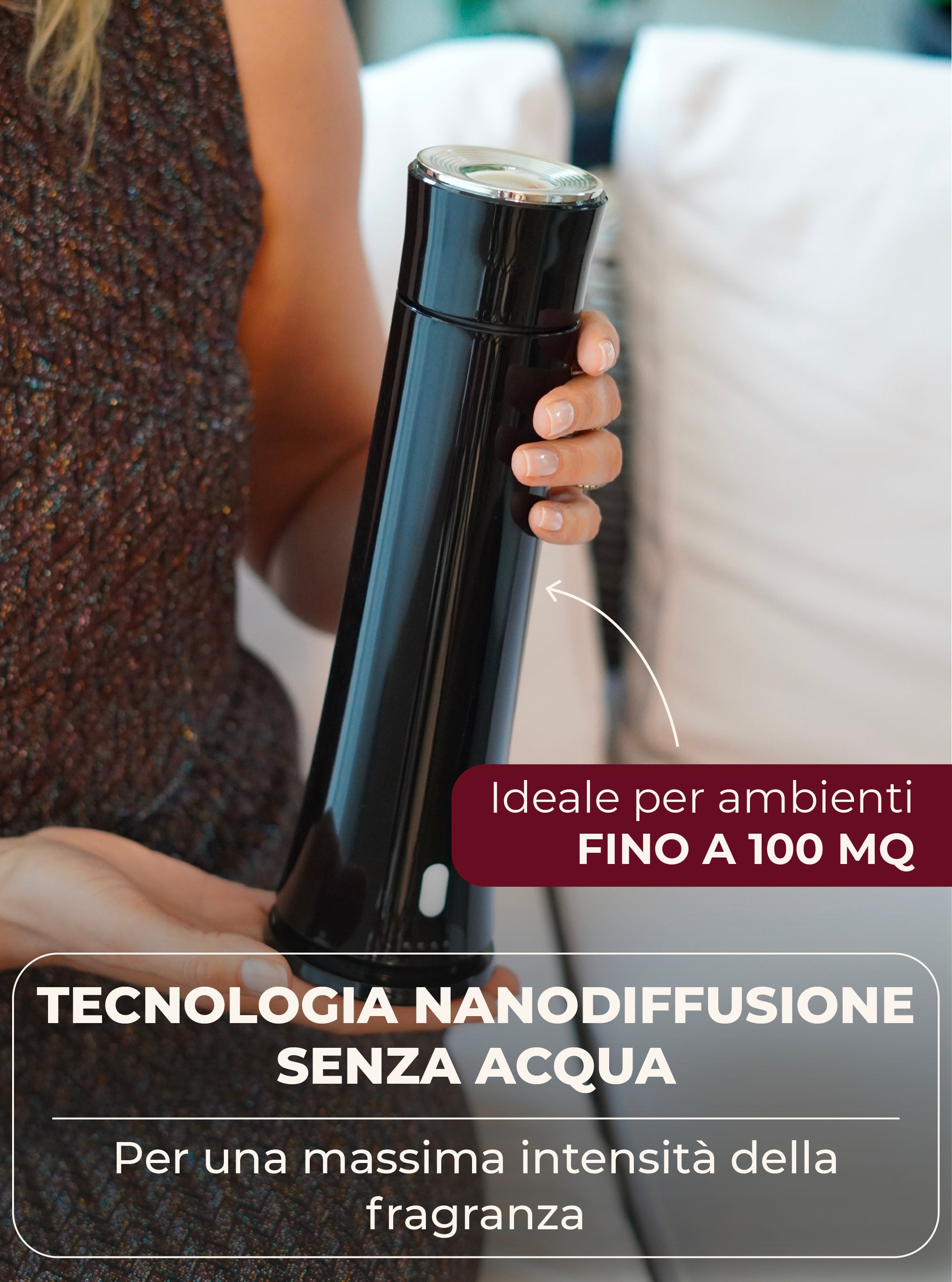 Diffusore di fragranze CH100 Nero