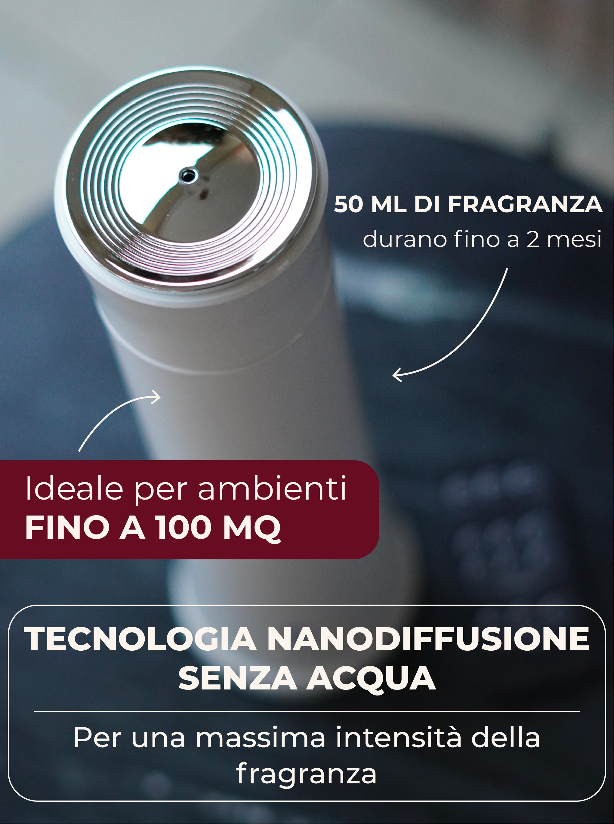 Diffusore di fragranze CH100 Bianco