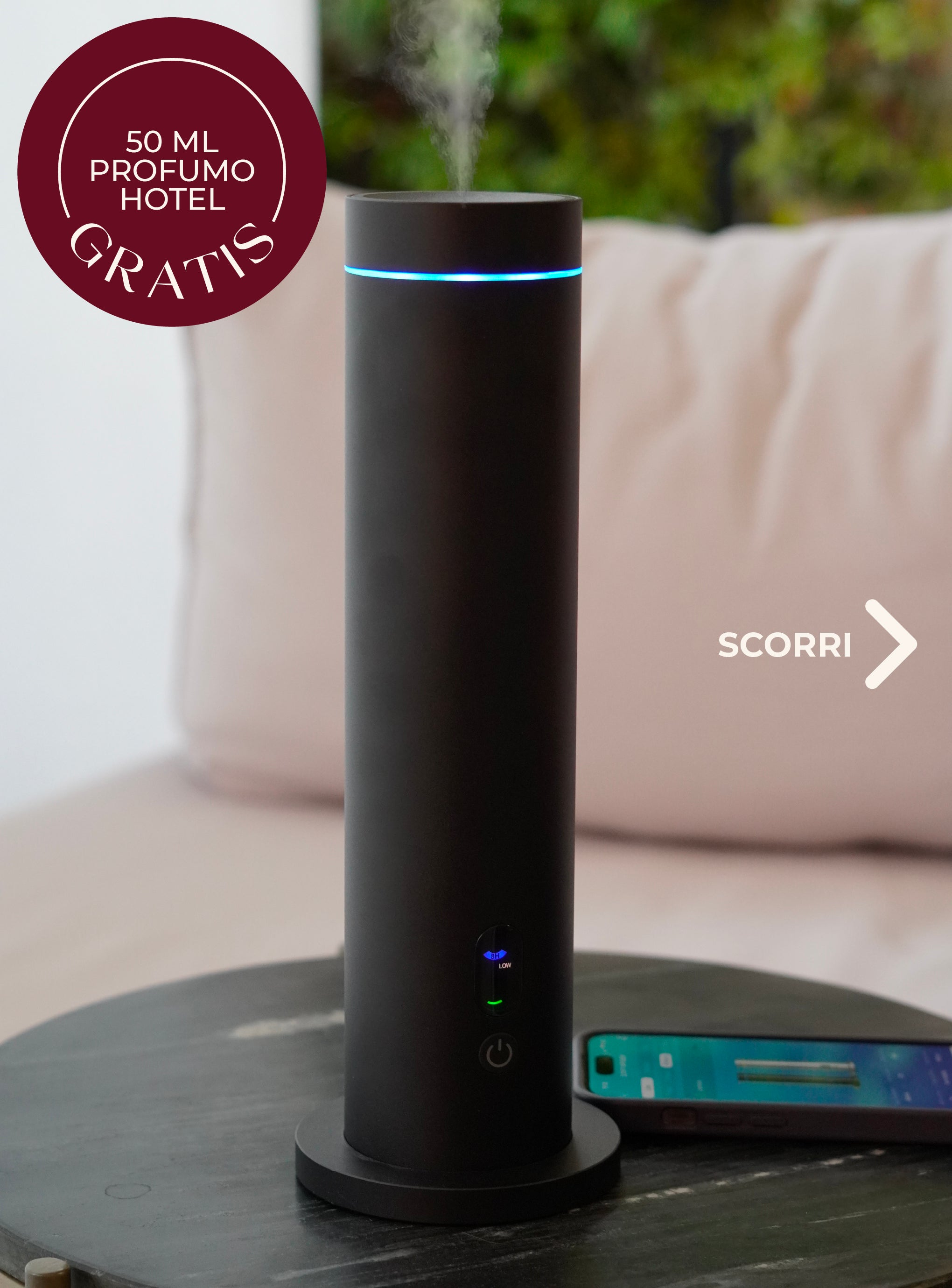 Diffusore di fragranze CH125 Nero