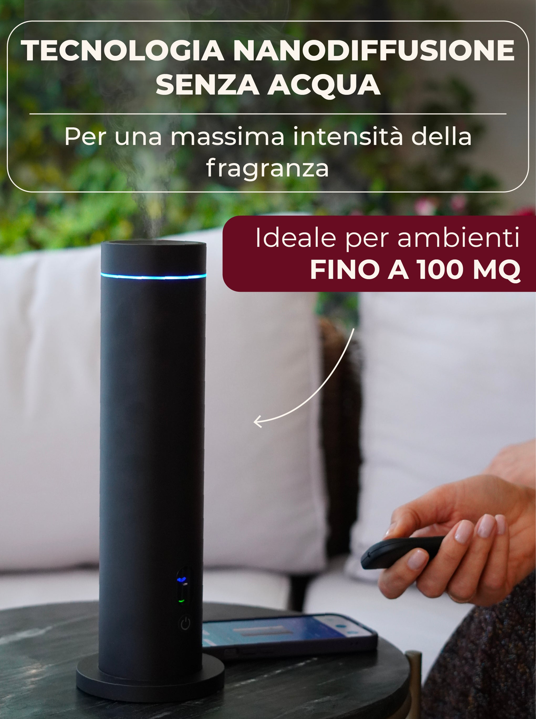 Diffusore di fragranze CH125 Nero
