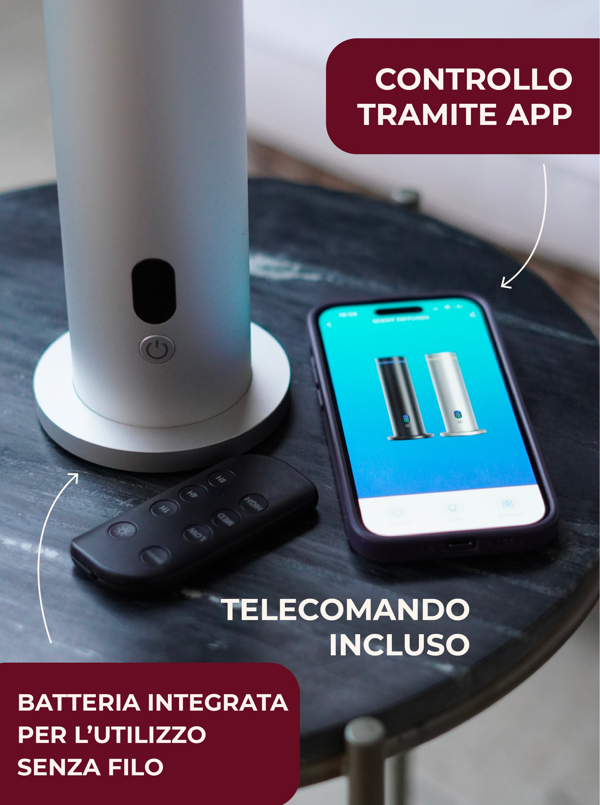 Diffusore di fragranze CH125 Argento